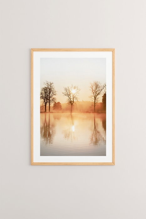 Wallity Tekhamcerceve121 Cuadro Decorativo Enmarcado de Madera Maciza, 33 x 48 cm